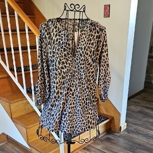 👚NOTATIONS ABSTRACT PRINT BLOUSE